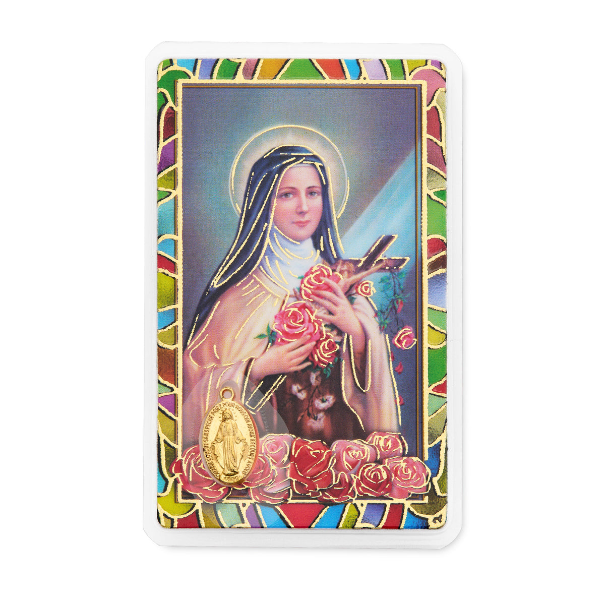 Saint Therese of Lisieux Prayed Card