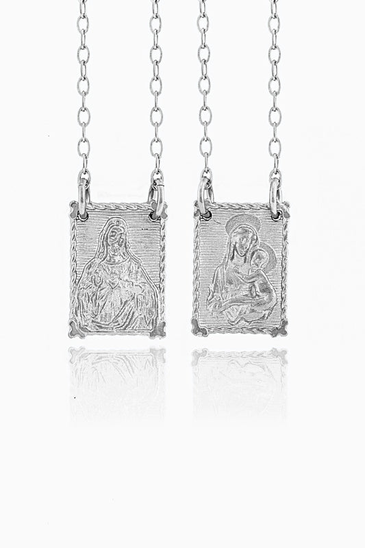 SCAPULAR STERLING SILVER 925