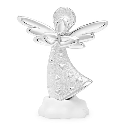 Silver-colored Resin Angel on a Cloud