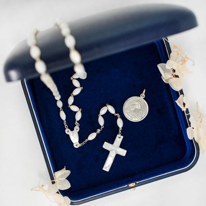 Silver First Communion Gift Set for Girl