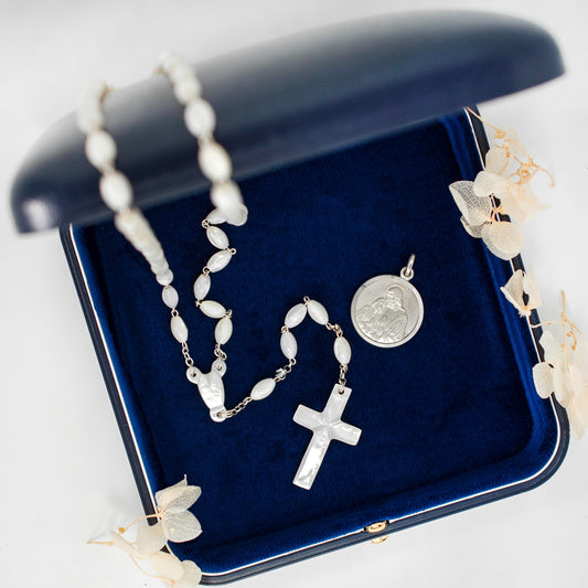 Silver First Communion Gift Set for Girl