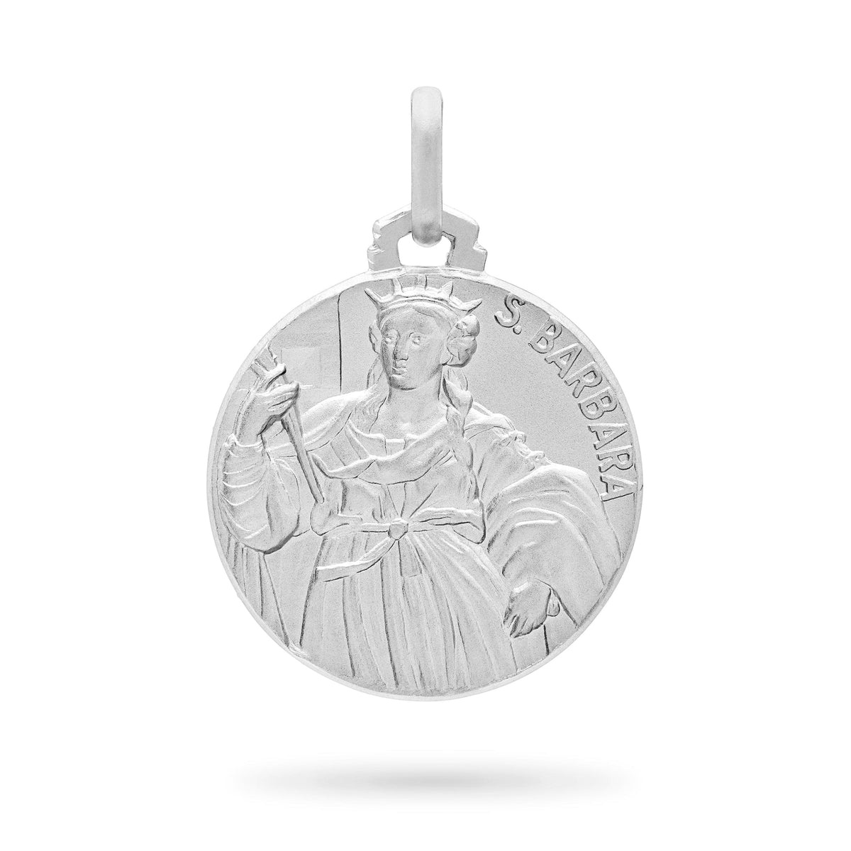 Silver medal of Saint Barbara