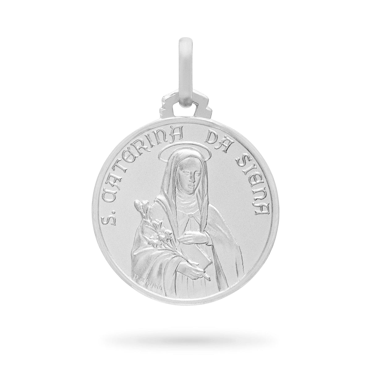 Silver medal of Saint Catherine of Siena