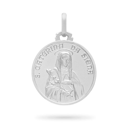 Silver medal of Saint Catherine of Siena