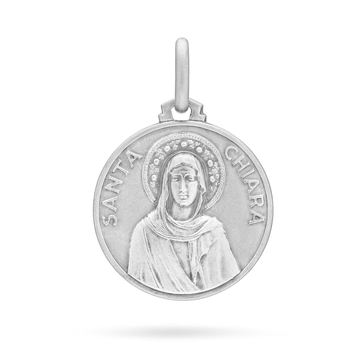 Silver medal of Saint Clare of Assisi