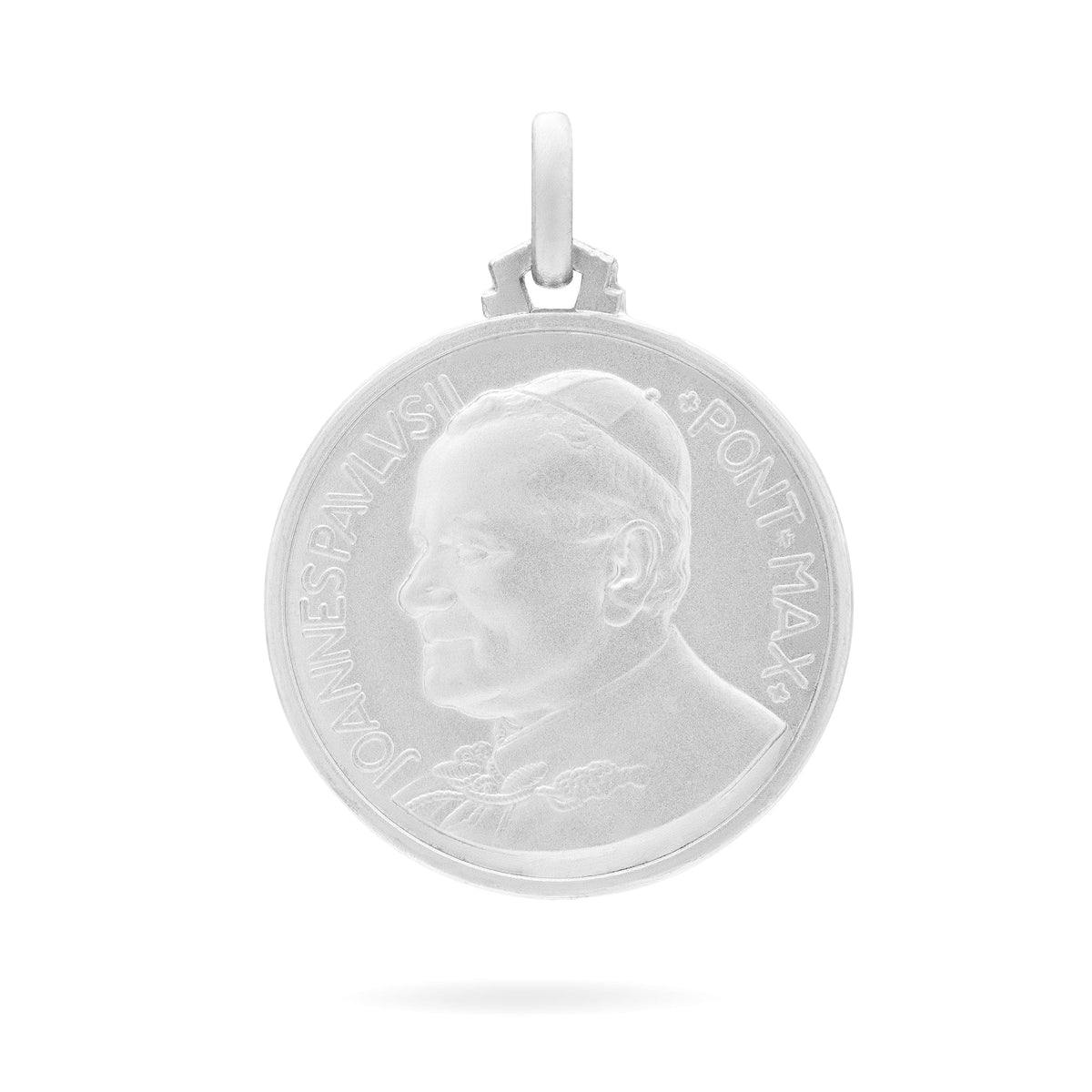 Silver medal of St. John Paul II and St. Peter's Basilic