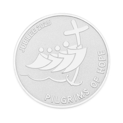 Silver-tone Jubilee 2025 Commemorative Coin – Exclusive Edition