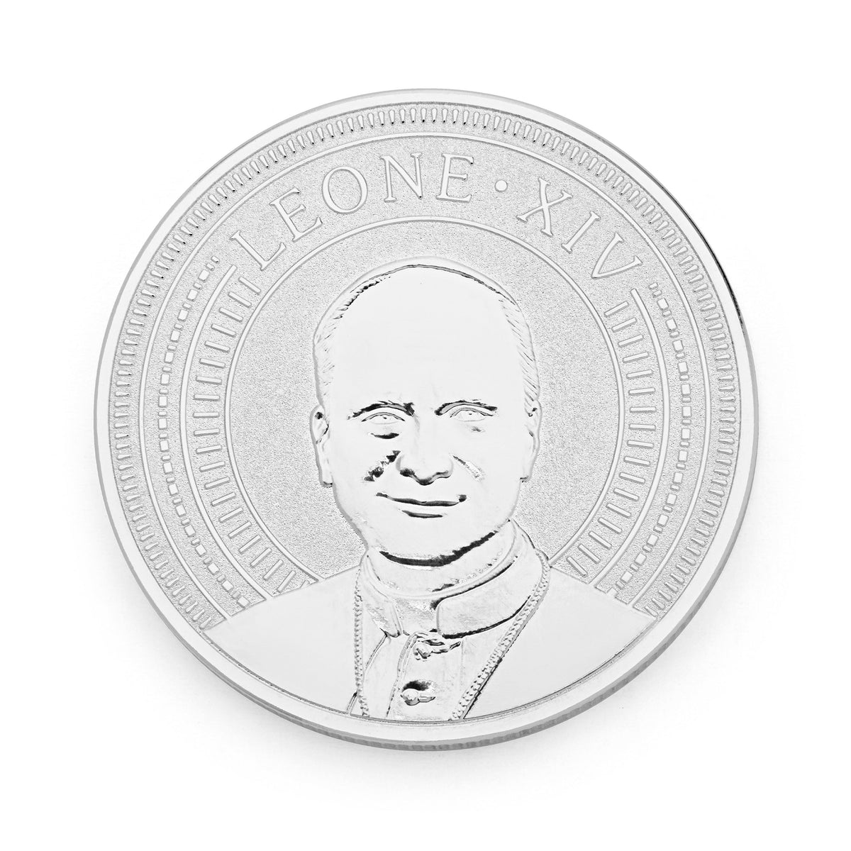 Silver-tone Pope Leo XIV Commemorative Coin – Exclusive Edition
