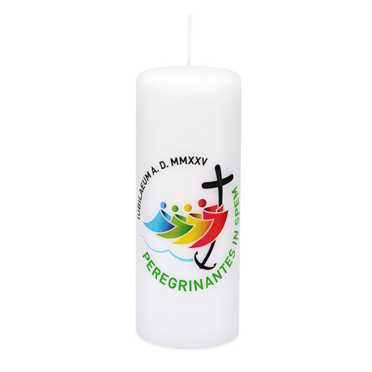 Small Candle with Jubilee 2025 Logo