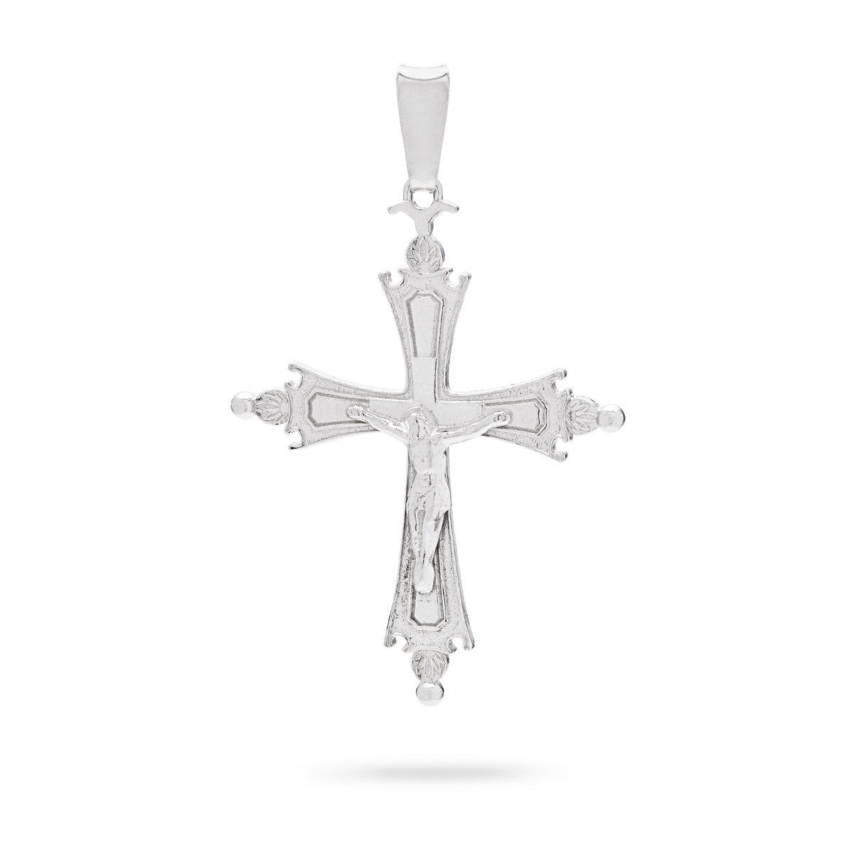 Small Pope Leo XIV Pectoral Cross in 925 Sterling Silver with Corpus