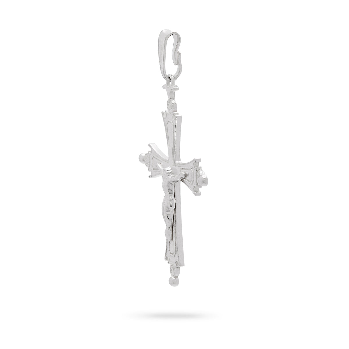 Small Pope Leo XIV Pectoral Cross in 925 Sterling Silver with Corpus