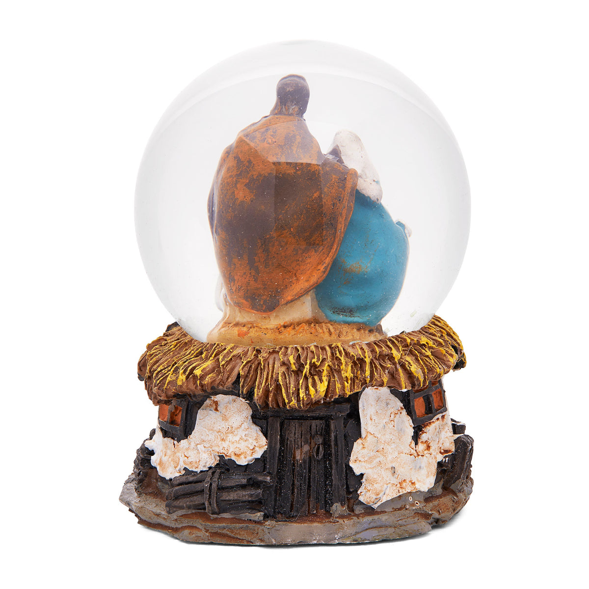 Snow Globe With Nativity Scene on Resin Hut
