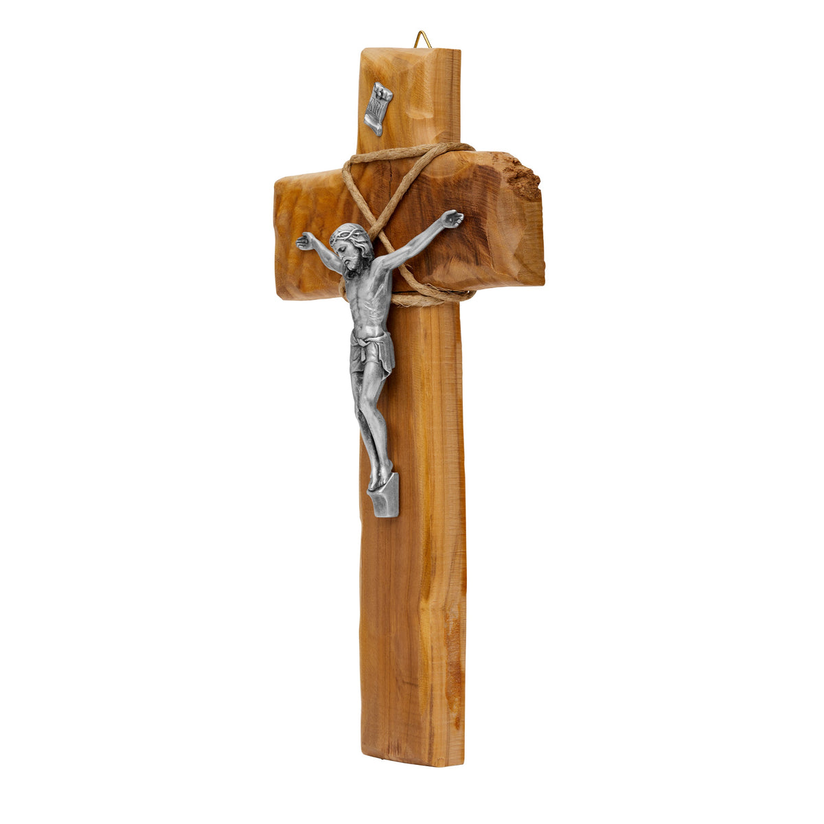 Solid Olive Wood Crucifix