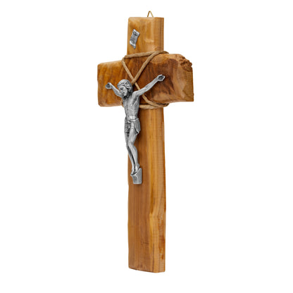 Solid Olive Wood Crucifix