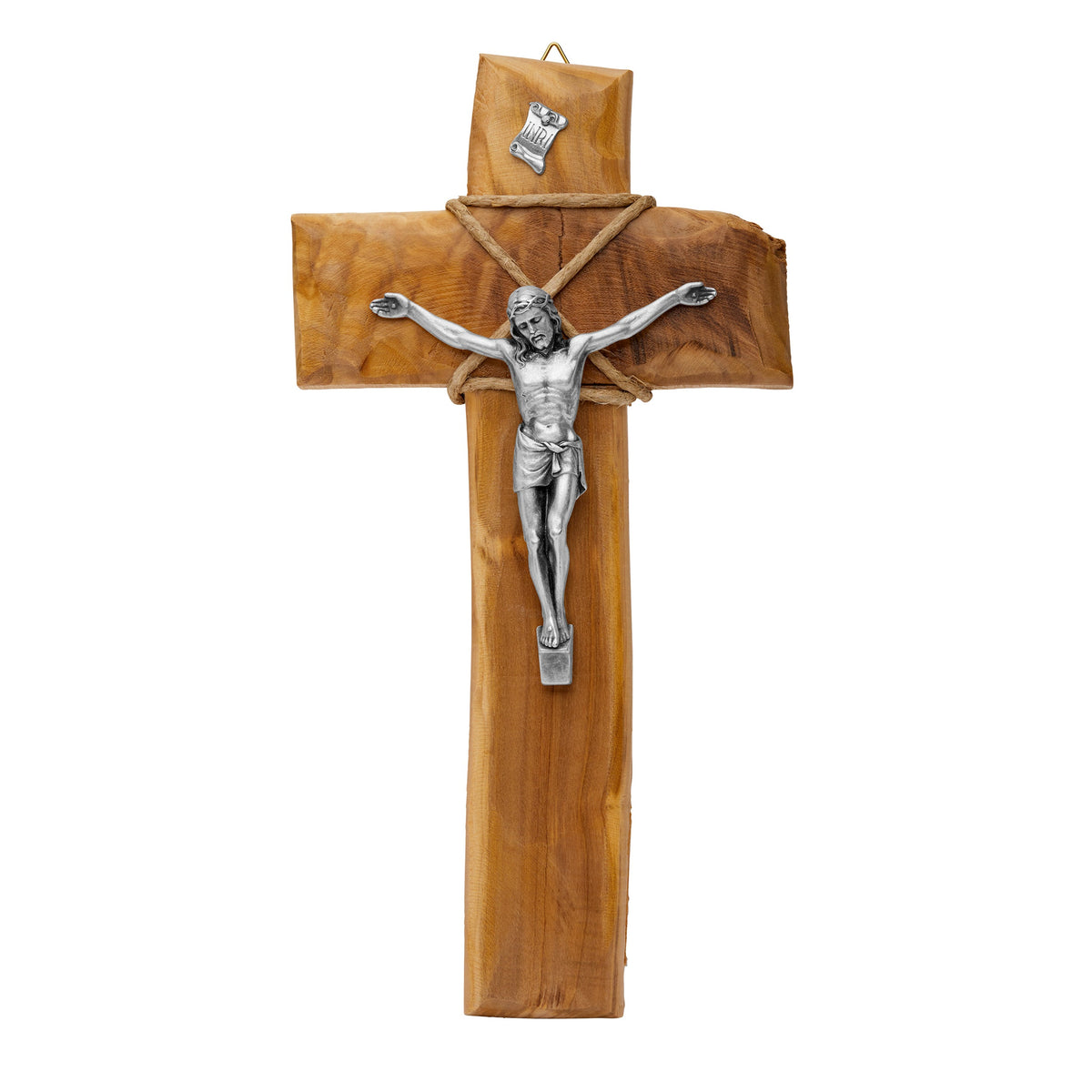 Solid Olive Wood Crucifix