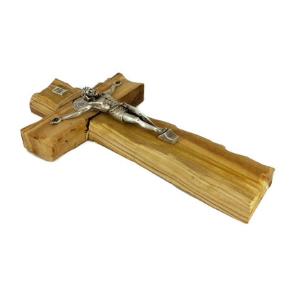 Solid Olive Wood St. Benedict Crucifix