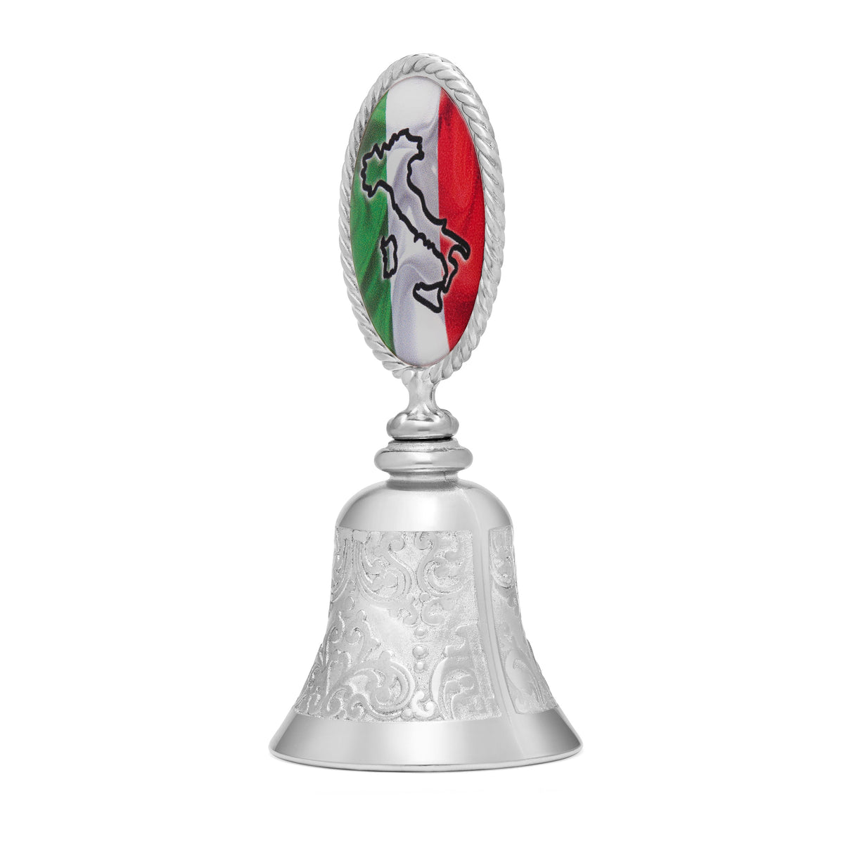 Souvenir Bell with Italian Flag and Rome's Monuments