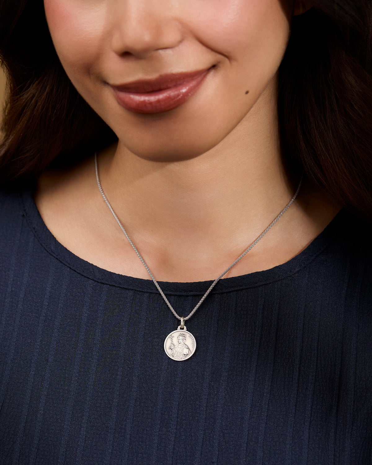 St. Agatha Sterling Silver Medal