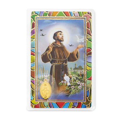 St. Francis of Assisi Holy Card