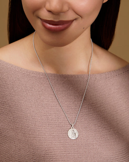 St. Mary Goretti Sterling Silver Medal