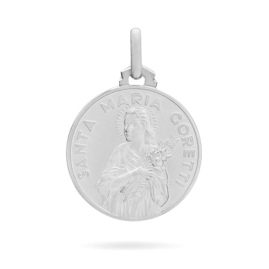 St. Mary Goretti Sterling Silver Medal