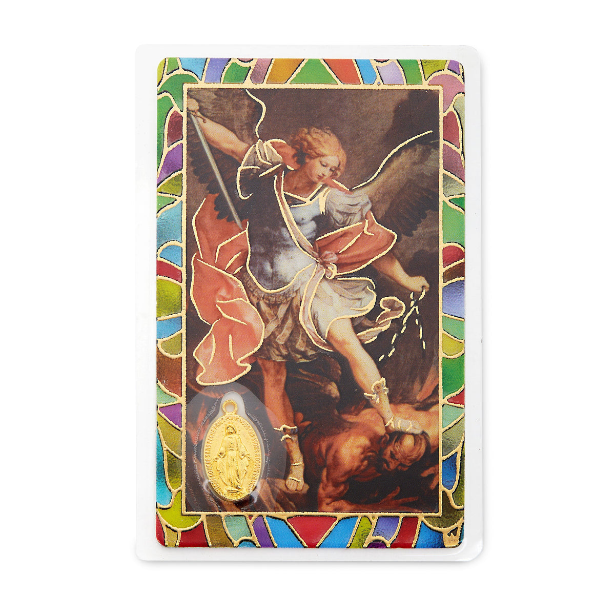 St Michael Prayer Card