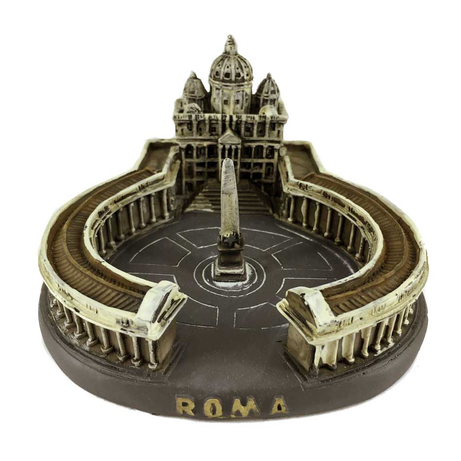St. Peter's Basilica in Resin 7x8 cm
