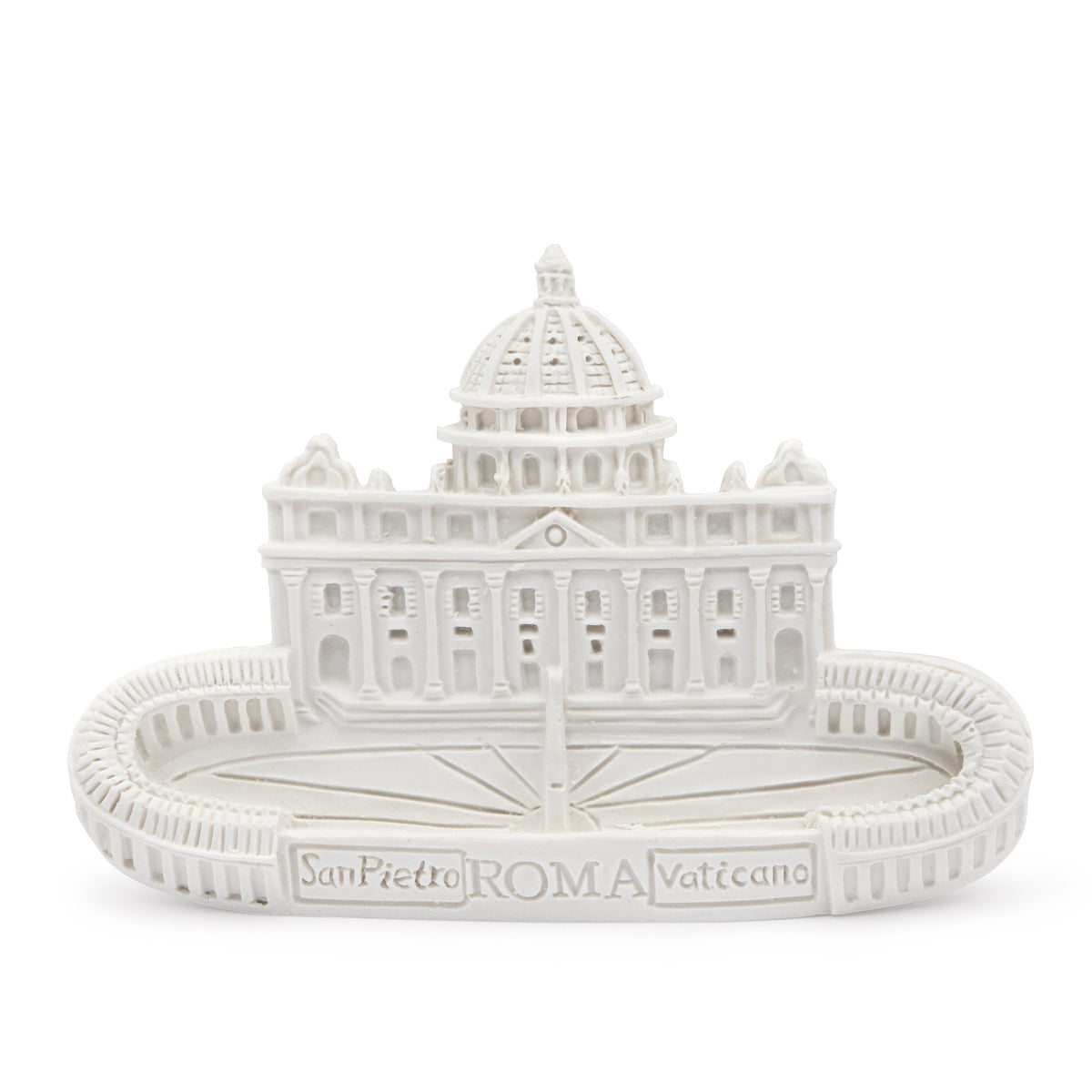 St. Peter’s Square and Basilica Magnet in Marble Dust