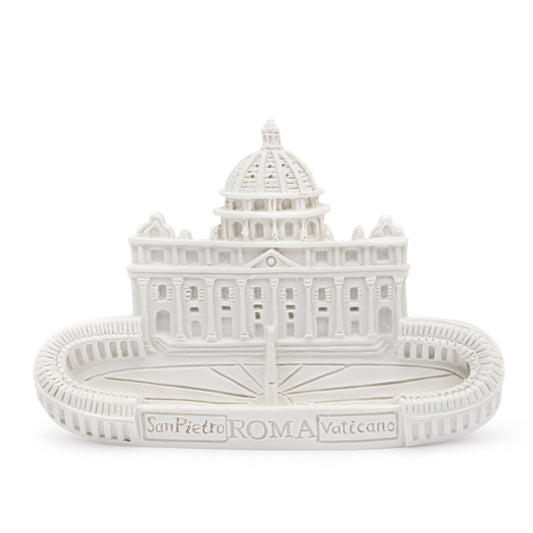 St. Peter’s Square and Basilica Magnet in Marble Dust