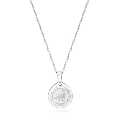 Stainless Steel Necklace with Jubilee 2025 Medal
