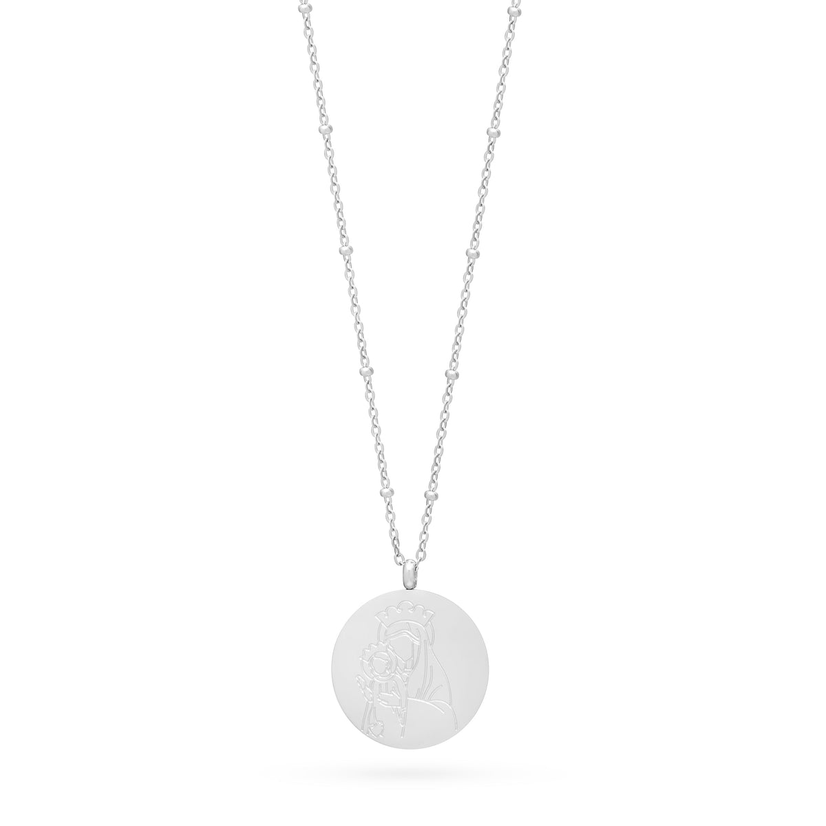 Stainless Steel Necklace with Jubilee 2025 Pendant