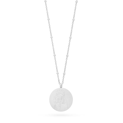 Stainless Steel Necklace with Jubilee 2025 Pendant