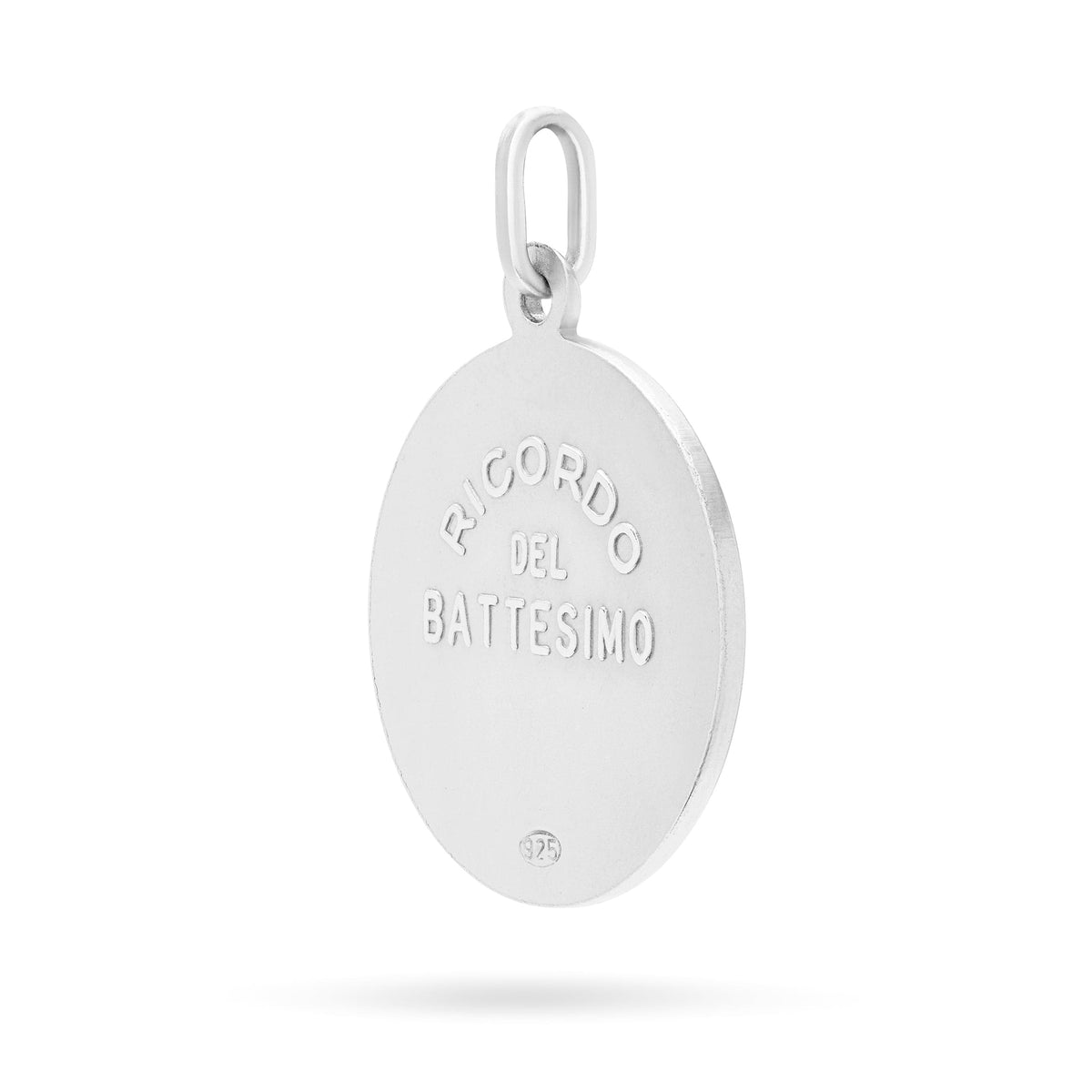 Sterling Silver Baptism Medal