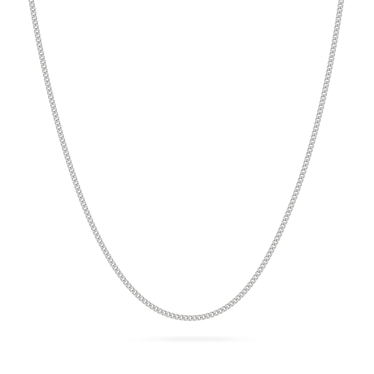 Sterling Silver Curb Chain Necklace