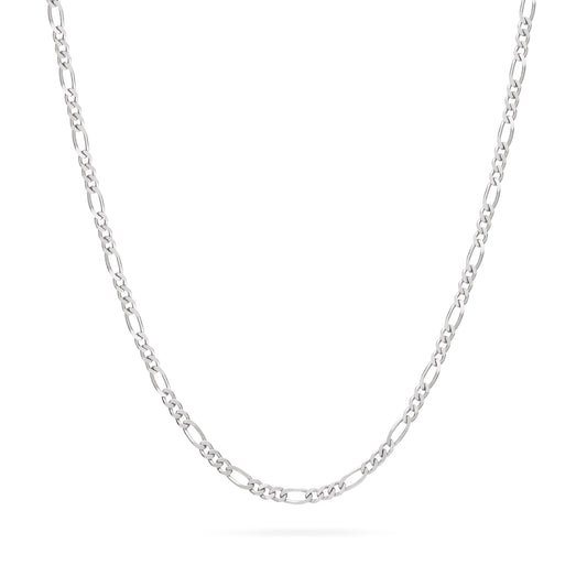 Sterling Silver Figaro Chain Necklace