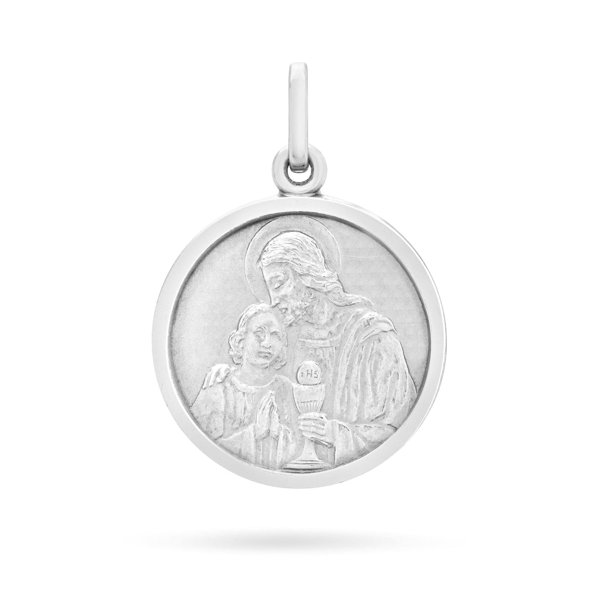 Sterling Silver First Communion Medal
