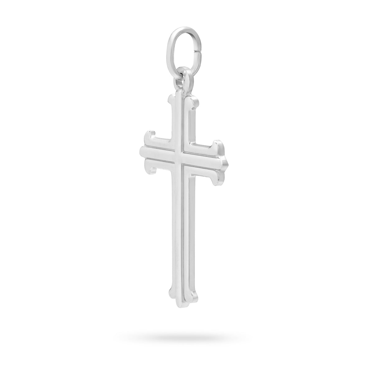 Sterling Silver Florentine Cross