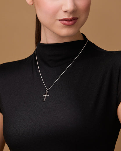 Sterling Silver Knot Cross Pendant