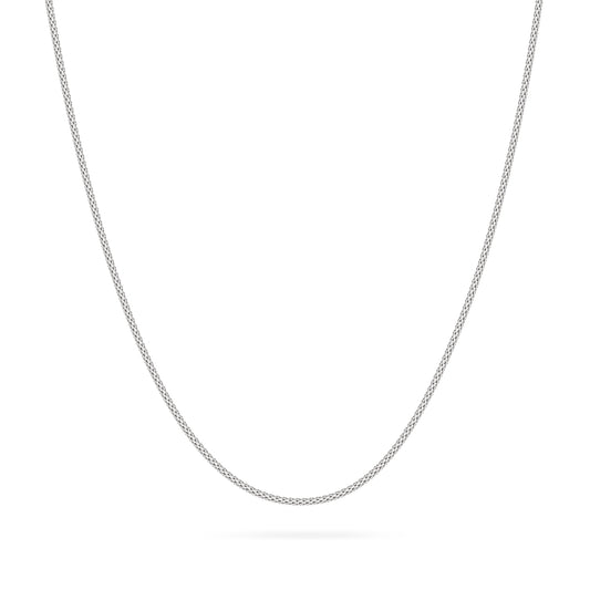 Sterling Silver Korean Chain Necklace