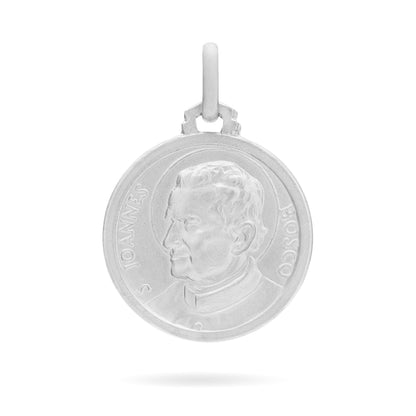 Sterling Silver Medal of Saint John Bosco