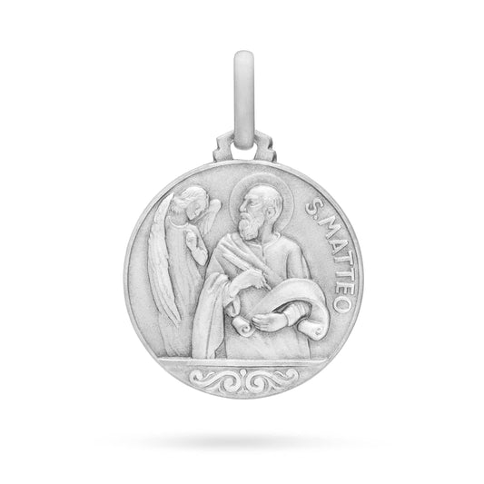 Sterling Silver Medal of Saint Matthew