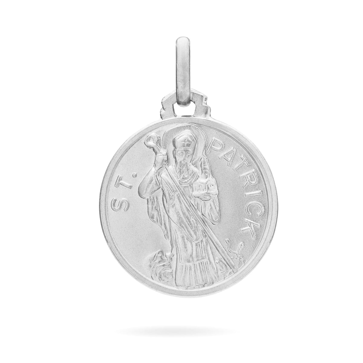 Sterling Silver Medal of Saint Patrick