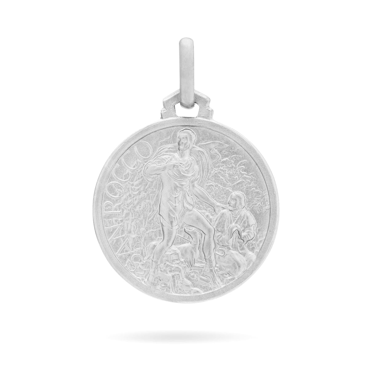 Sterling Silver Medal of Saint Roch