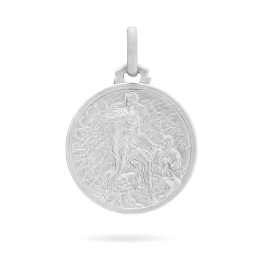 Sterling Silver Medal of Saint Roch
