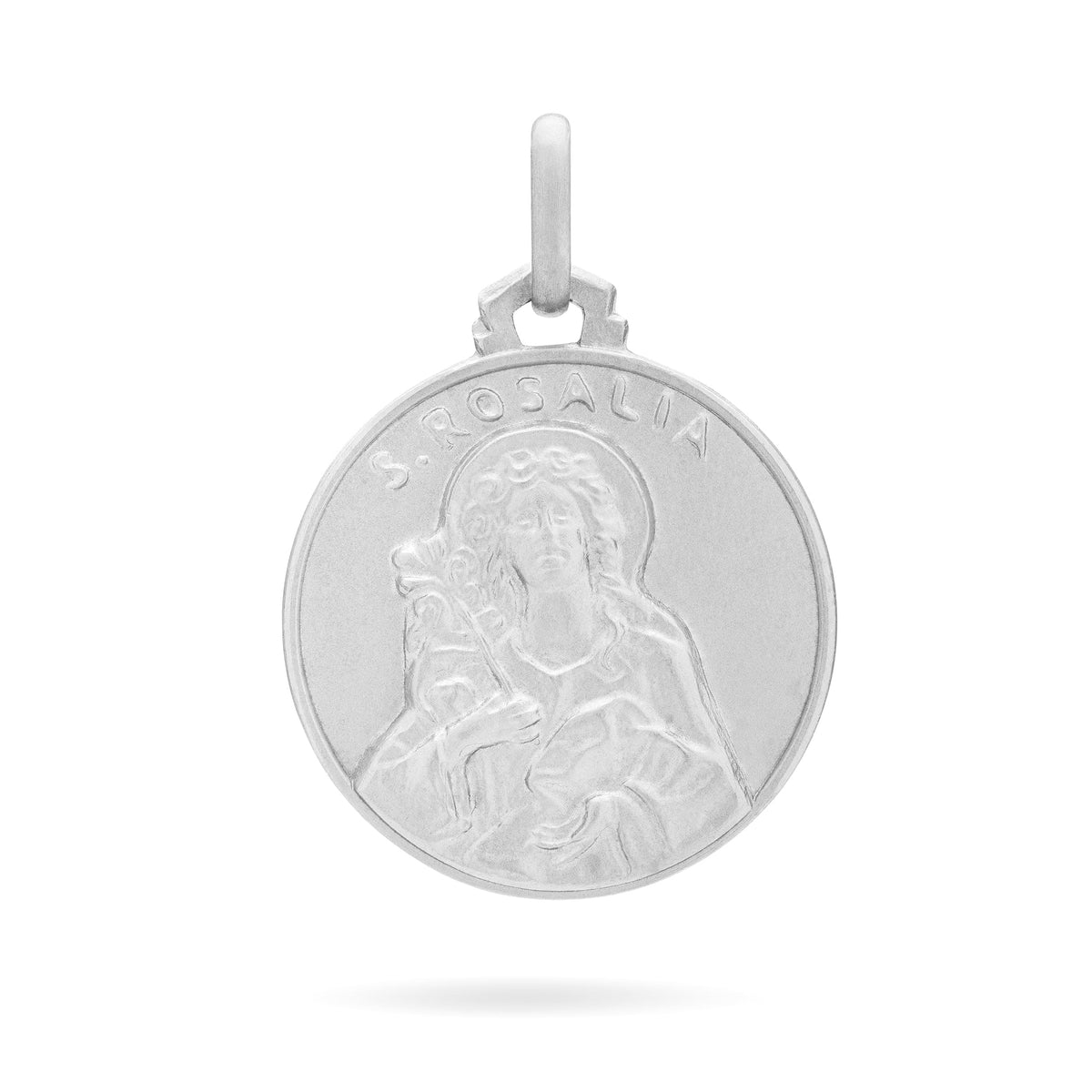 Sterling Silver Medal of Saint Rosalia