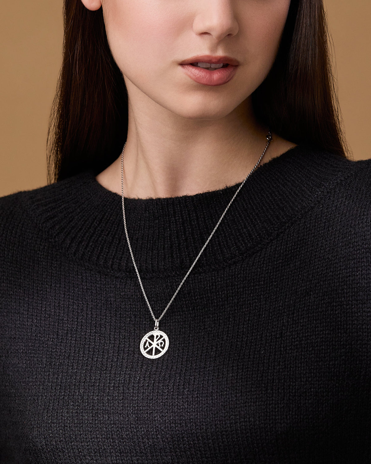 Sterling Silver Peace Cross Medal