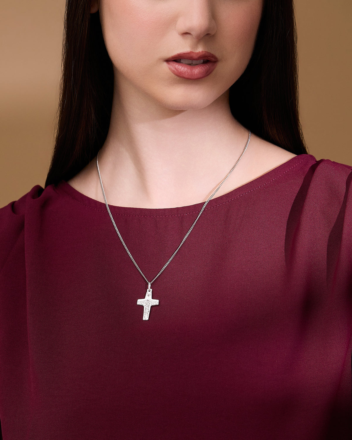 Sterling Silver Pope Francis Papal Pectoral Cross