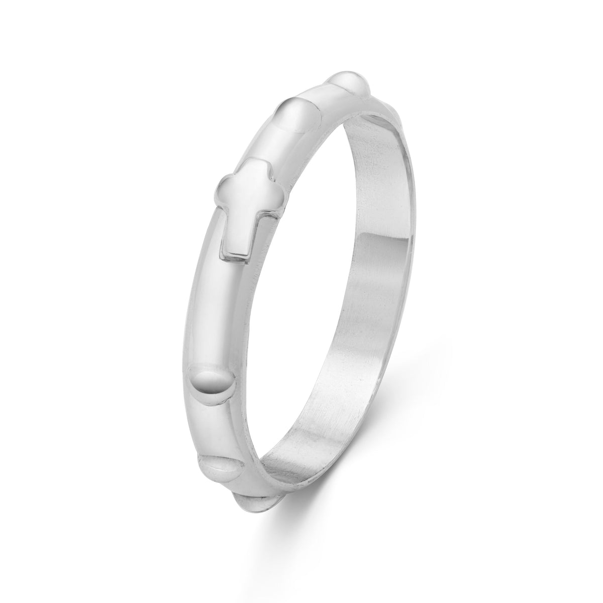 Sterling Silver Rosary Ring