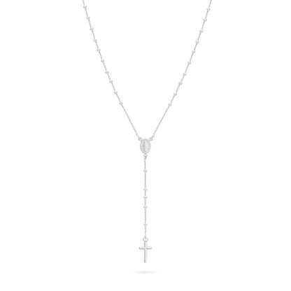 Sterling Silver Rosary with Small Beads