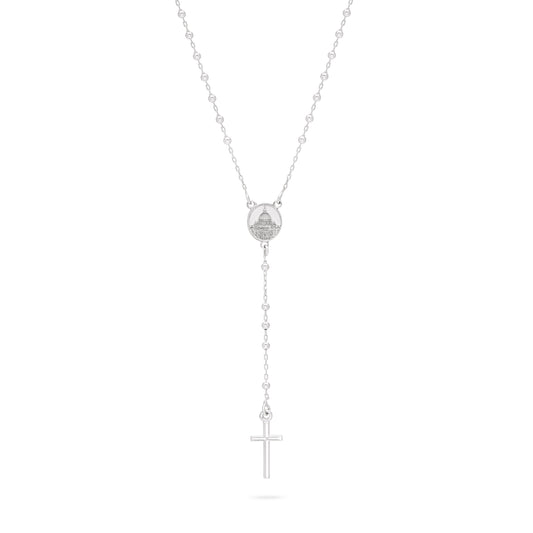 Sterling Silver Rosary with St. Peter's Basilica